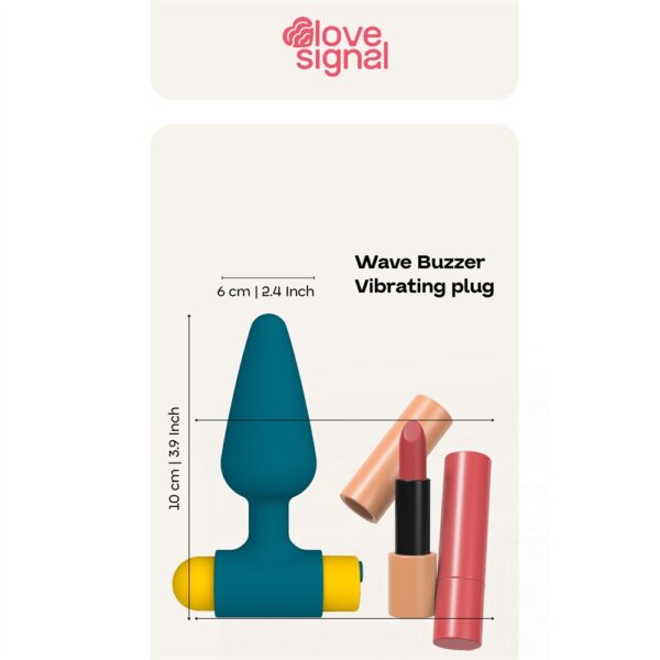 22284-9 Wave Buzzer Butt Plug