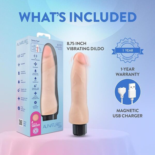 332119-11 Vibrator Au Naturel Vanilla Ice