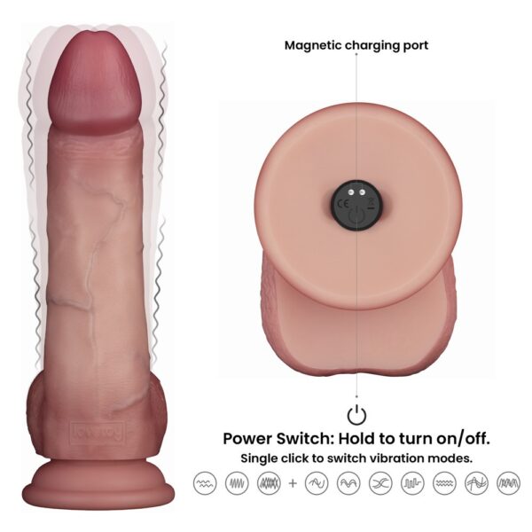 Vibrator Sliding Skin 8''7 Vibrator Sliding Skin 8''