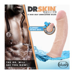 Dr. Skin 8'' Self Lubricating Dildo