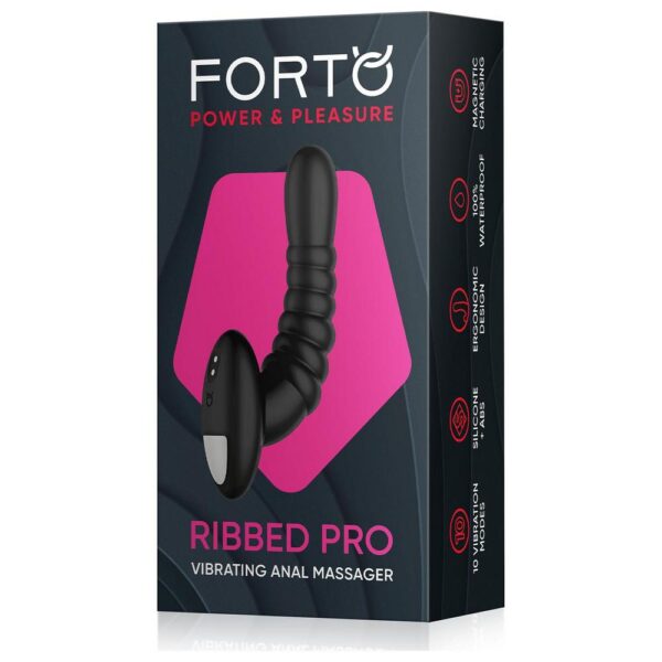 Forto Ribbed Pro Prostate Massager
