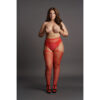 RS104867_DES040REDOSX_301 Le Désir Garter Stockings Red