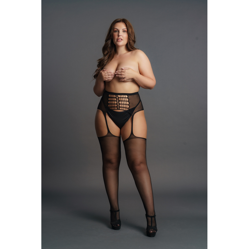 Le Désir High-Waist Garter stockings