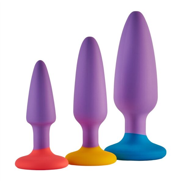 22282 Love Signal Smooth Adventure Anal Set set od 3 silikonska analna čepa