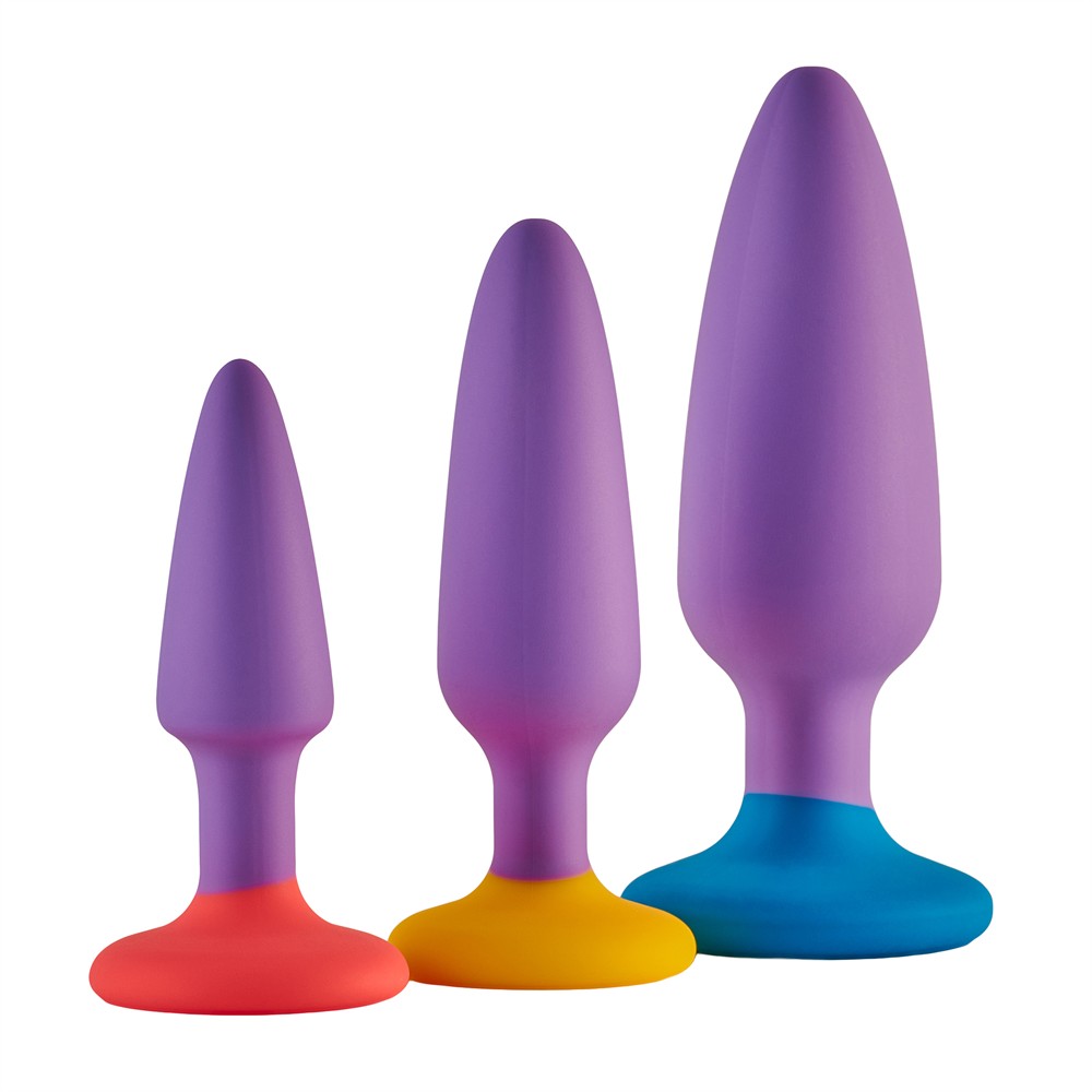 Love Signal Smooth Adventure Anal Set set od 3 silikonska analna čepa