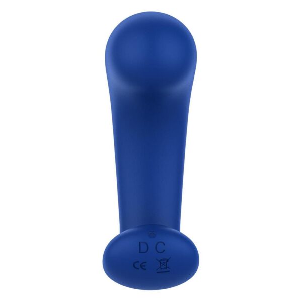 Forto Curved Vibrating Plug Blue