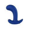 Forto Curved Vibrating Plug Blue