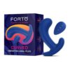 Forto Curved Vibrating Plug Blue