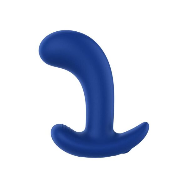 Forto Curved Vibrating Plug Blue