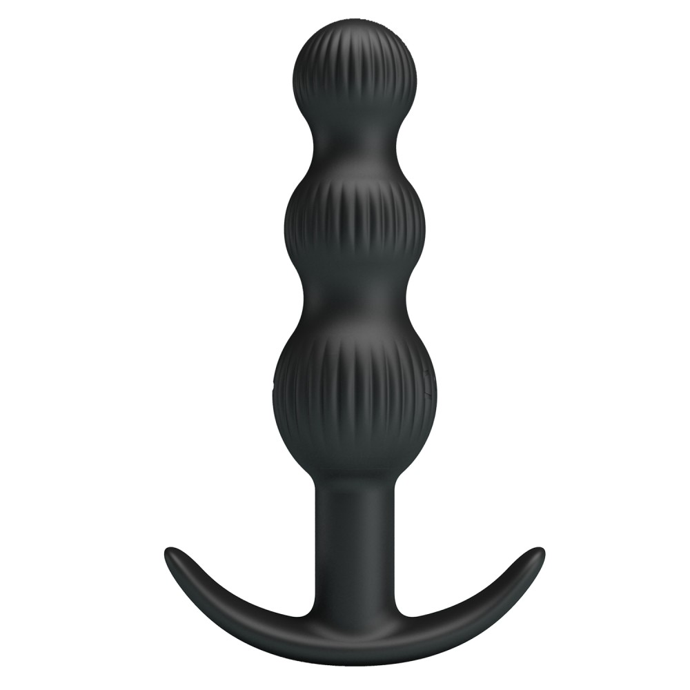 Pretty Love Sidney vibrirajući analni plug s kuglicama od silikona