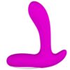 Pretty Love Backie Purple 1 Pretty Love Backie Purple ljubičasti silikonski vibrirajući masažer prostate i perineuma s USB punjenjem