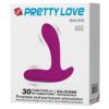 Pretty Love Backie Purple Pretty Love Backie Purple ljubičasti silikonski vibrirajući masažer prostate i perineuma s USB punjenjem