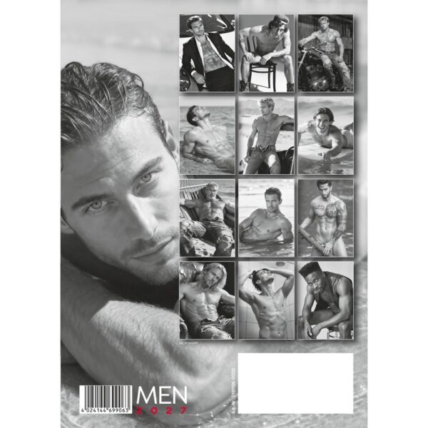 ORION Pin-up Kalendar Sexy Men 2027 erotski zidni kalendar s mišićavim muškarcima A3