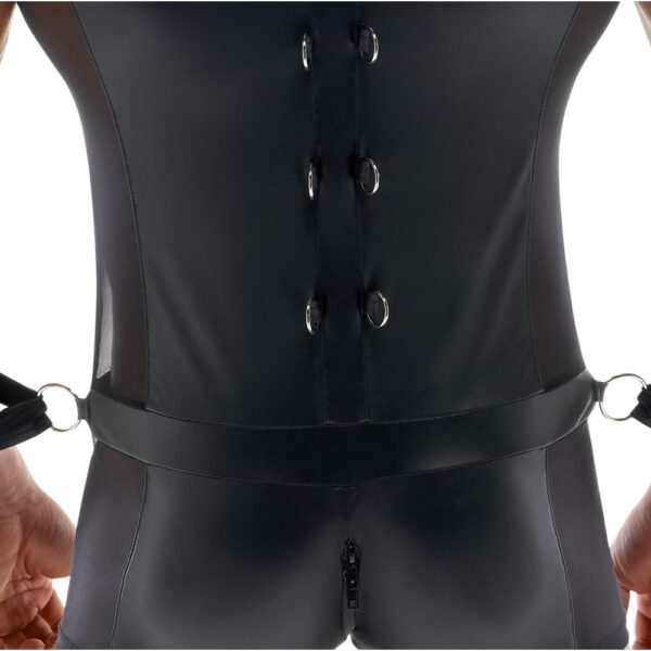 21504761701_det Muški BDSM Kombinezon s Lisicama Svenjoyment