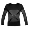 21613971701_hollow_nor_b NEK men's long-sleeved black T-shirt with detachable harness and mesh insert