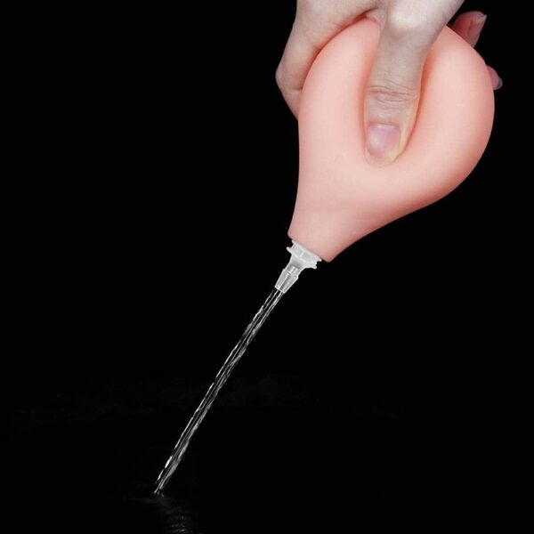 9'' Squirt Extreme Dildo Flesh1 Lovetoy Squirt Extreme Flesh 22,8 cm realistični dildo s funkcijom prskanja i vakuumskom bazom