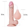 9'' Squirt Extreme Dildo Flesh13 Lovetoy Squirt Extreme Flesh 22,8 cm realistični dildo s funkcijom prskanja i vakuumskom bazom