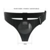 Pretty Love Bobby Strap-on remen 5 Pretty Love Bobby Strap-on remen crne harness gaćice s rastezljivim O-prstenom bez dilda