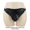 Pretty Love Fogg Harness Briefs4 Pretty Love Fogg podesivi crni strap-on pojas s realističnim silikonskim dildom