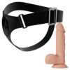 Pretty Love Jerry Harness Briefs 3 Pretty Love Jerry Harness Briefs crne strap-on harness gaćice s realističnim TPR dildom 21,8 cm