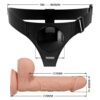 Pretty Love Jerry Harness Briefs 4 Pretty Love Jerry Harness Briefs crne strap-on harness gaćice s realističnim TPR dildom 21,8 cm