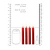 RS120368_OU488RED_601_scr Ouch by Shots Teasing Wax Candles Red četiri crvene BDSM svijeće od parafinskog voska do 50 °C
