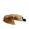 RS124656_OU912BRN_100_scr Ouch by Shots Fox Tail metalni analni stimulator s lisičjim repom