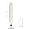 RS124666_OU912WHT_600_scr Ouch by Shots Fox Tail metalni analni stimulator s lisičjim repom