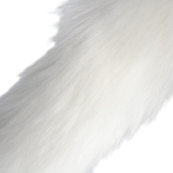 RS124676_OU912WHT_501_scr Ouch by Shots Fox Tail metalni analni stimulator s lisičjim repom