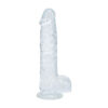 RS144796_RealRock by Shots_REA208TRA_302_scr RealRock Crystal Clear realistični dildo 12.7 cm s vakuumskom bazom i testisima