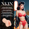 RS145417_XKIN by Shots_XKN007FLE_400_scr XKIN by Shots Pinup Dolls Greaser Girl Misty Muffburner realistic TPE masturbator of medium size in Flesh shades