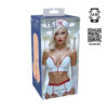 XKIN by Shots Career Girls Naughty Nurse Tiffany Throatcheck mechanical male masturbator made of TPE material in Flesh shades