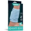 Vibrating Spiral Knights Ring Blue Lovetoy Vibrating Spiral Knights Blue plava spiralna vibrirajuća navlaka za penis