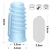 Vibrating Spiral Knights Ring Blue1 Lovetoy Vibrating Spiral Knights Blue plava spiralna vibrirajuća navlaka za penis