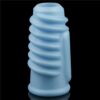 Vibrating Spiral Knights Ring Blue3 Lovetoy Vibrating Spiral Knights Blue plava spiralna vibrirajuća navlaka za penis
