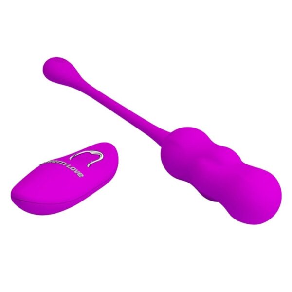 Vibro jaje Pretty Love Leshy 2 Pretty Love Leshy ljubičasto punjivo vibrirajuće jaje s bežičnim daljinskim upravljačem