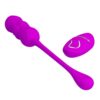 Vibro jaje Pretty Love Leshy 3 Pretty Love Leshy ljubičasto punjivo vibrirajuće jaje s bežičnim daljinskim upravljačem