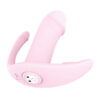 21546-6 Vibrator Vibes of Love Remote Tri-Pleasurer Pink