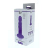 Solid Love Premium Ribbed Dildo Purple