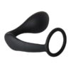 22003-3 Fantastic Anal Plug with Cock Ring Black