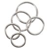 Bad Kitty Professional 5-Piece Metal Penis Ring Set