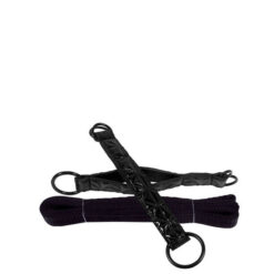 Sinful Black Bed Restraint straps - set za vezanje