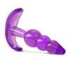 331511-2 B Yours Triple Bead Anal Plug Purple