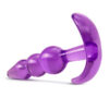 331511-3 B Yours Triple Bead Anal Plug Purple