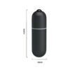 ABS vibrator vodootporni, 6,2x1,8cm, s baterijama_Mini Lady Finger_1 Mini Vibe Lady Finger Black