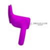 Silicone penis ring with vibrator and stimulator - Pretty Love Cobra
