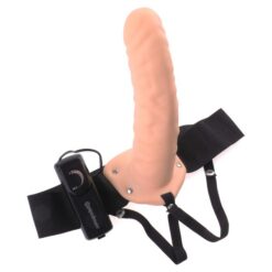 Fetish Fantasy 20 cm Vibrating Hollow Strap-on