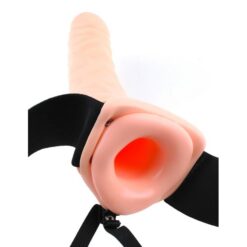 Fetish Fantasy 20 cm Vibrating Hollow Strap-on