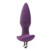 21886-3 Flirts 10 Functions Vibrating Anal Plug Purple