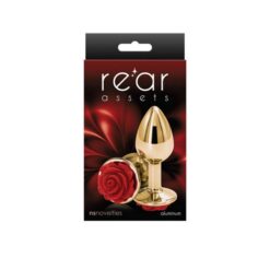 Rear Assets Rose red Butt Plug